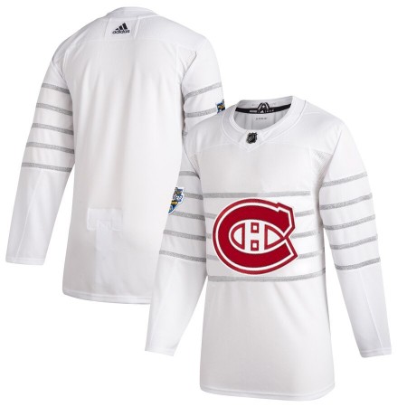 Montreal Canadiens Blank Wit Adidas 2020 NHL All-Star Authentic Shirt - Mannen